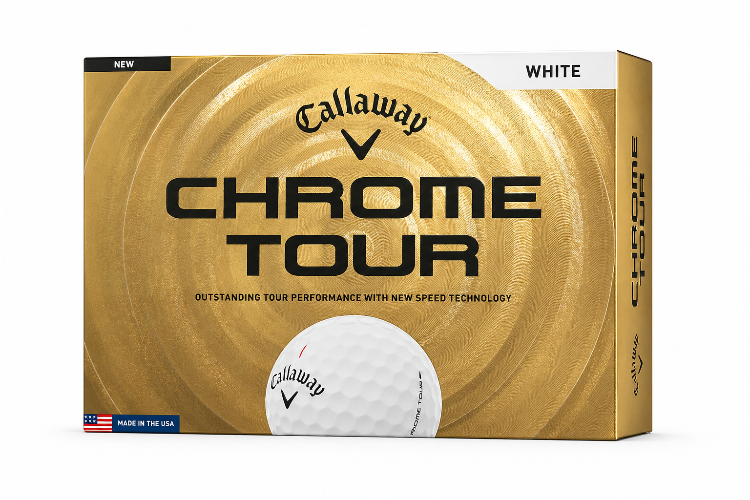 Callaway Chrome Tour Golf Balls White