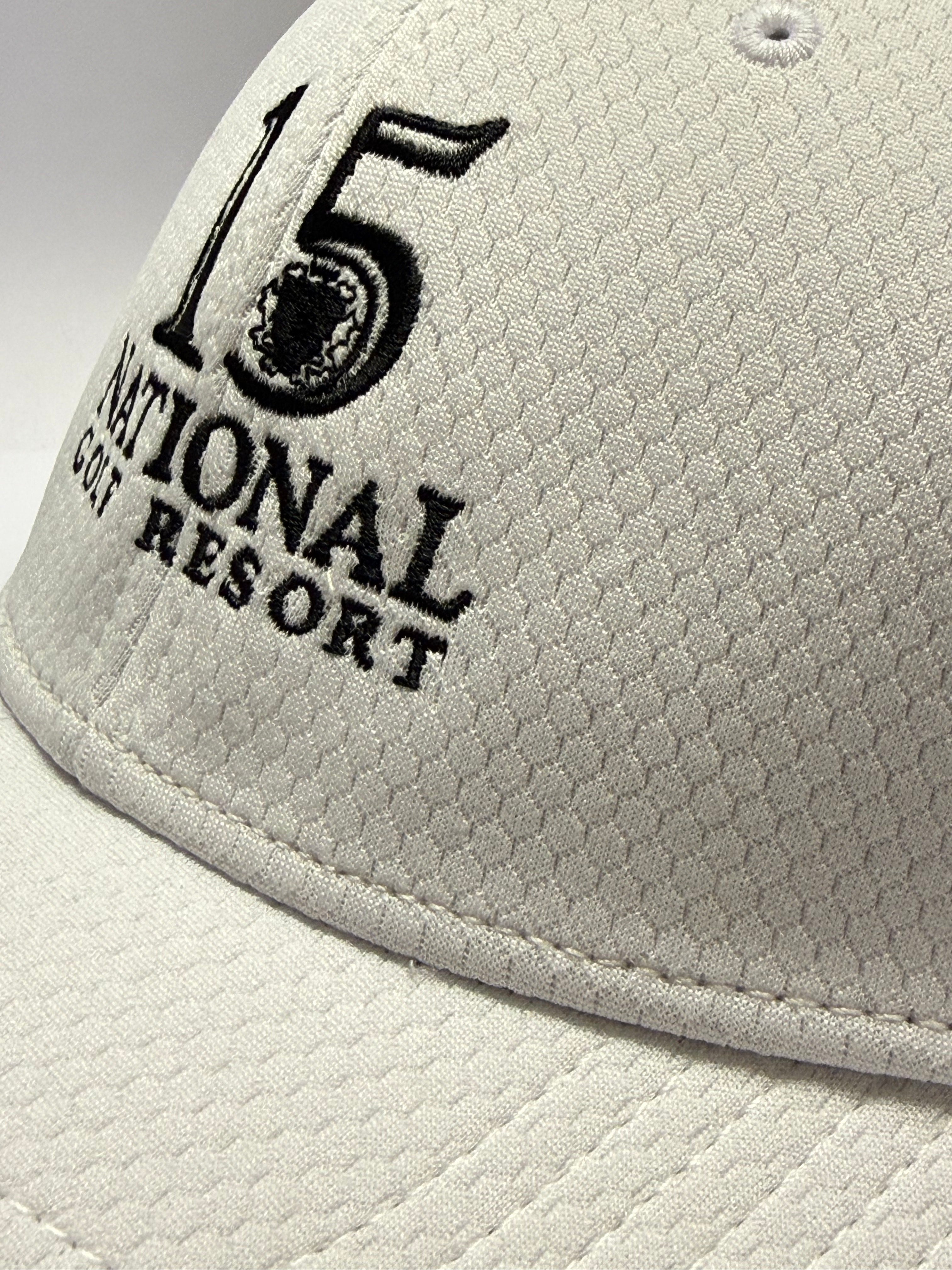 FRONT CRESTED LOGO CAP MAN WHITE