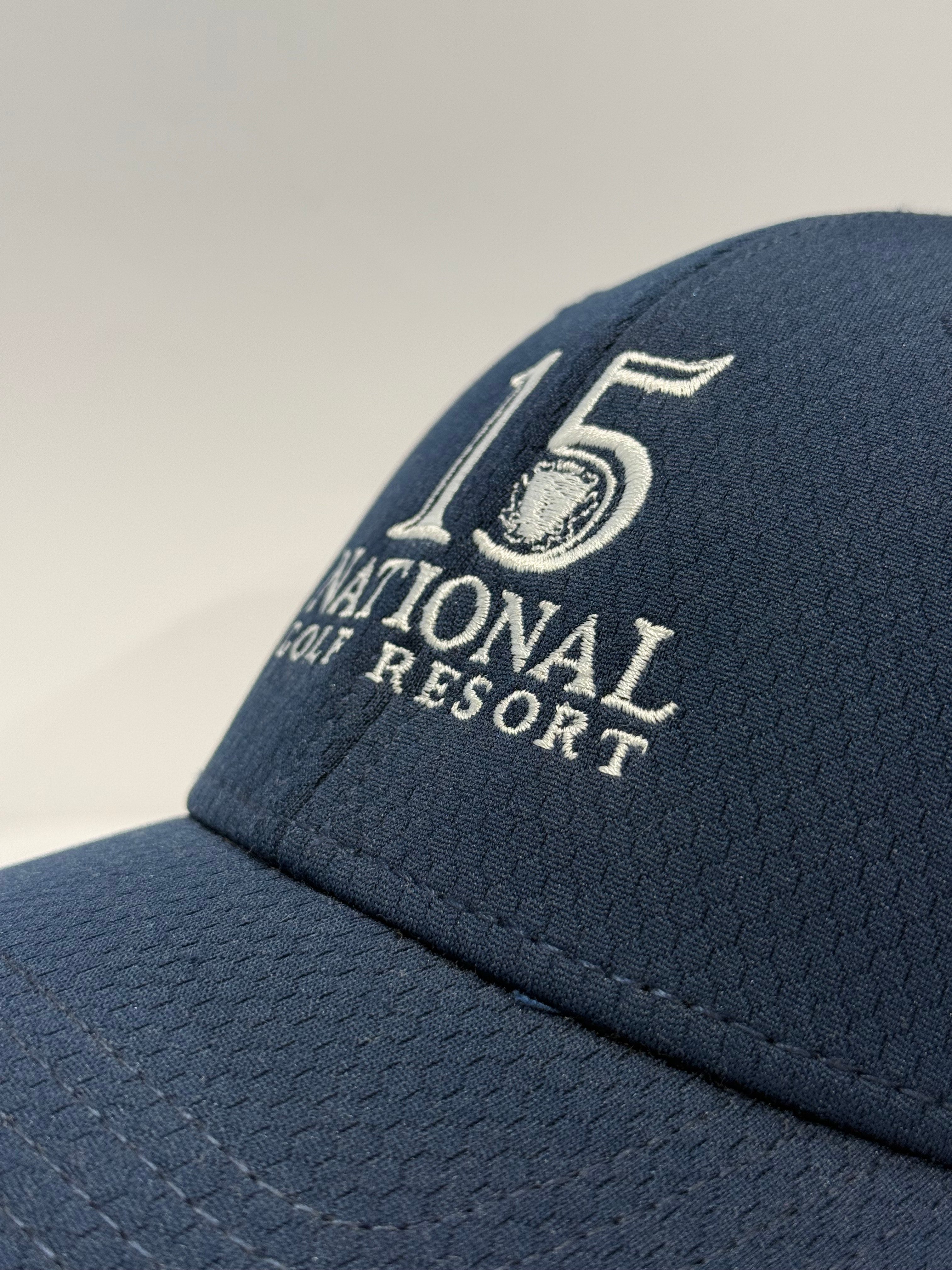 FRONT CRESTED LOGO CAP MAN NAVY