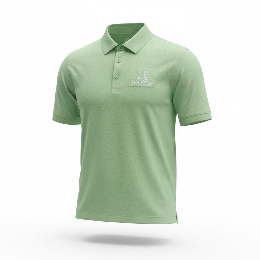 CALLAWAY MEN'S GOLF POLO GREEN ASH