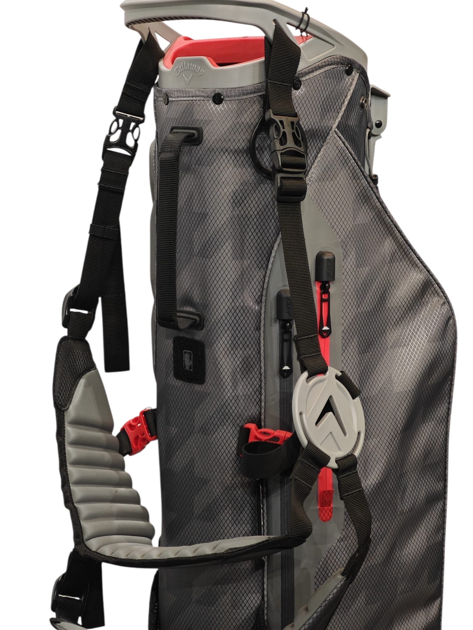 Callaway Par 3 HD Stand Bag Char Hound Red