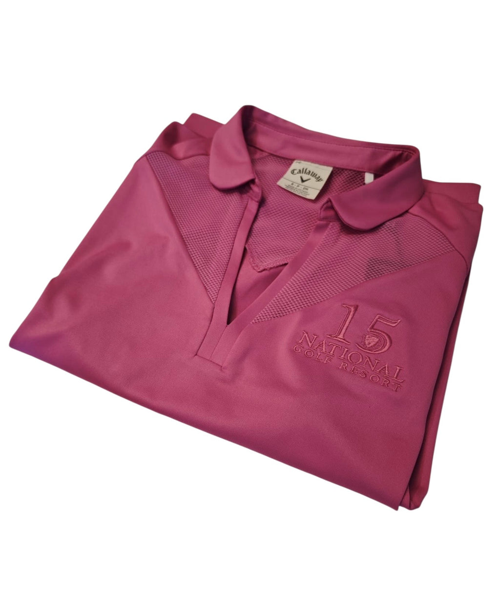 WOMENS WAIST LENGTH TOP WITH MESH INSERTS
