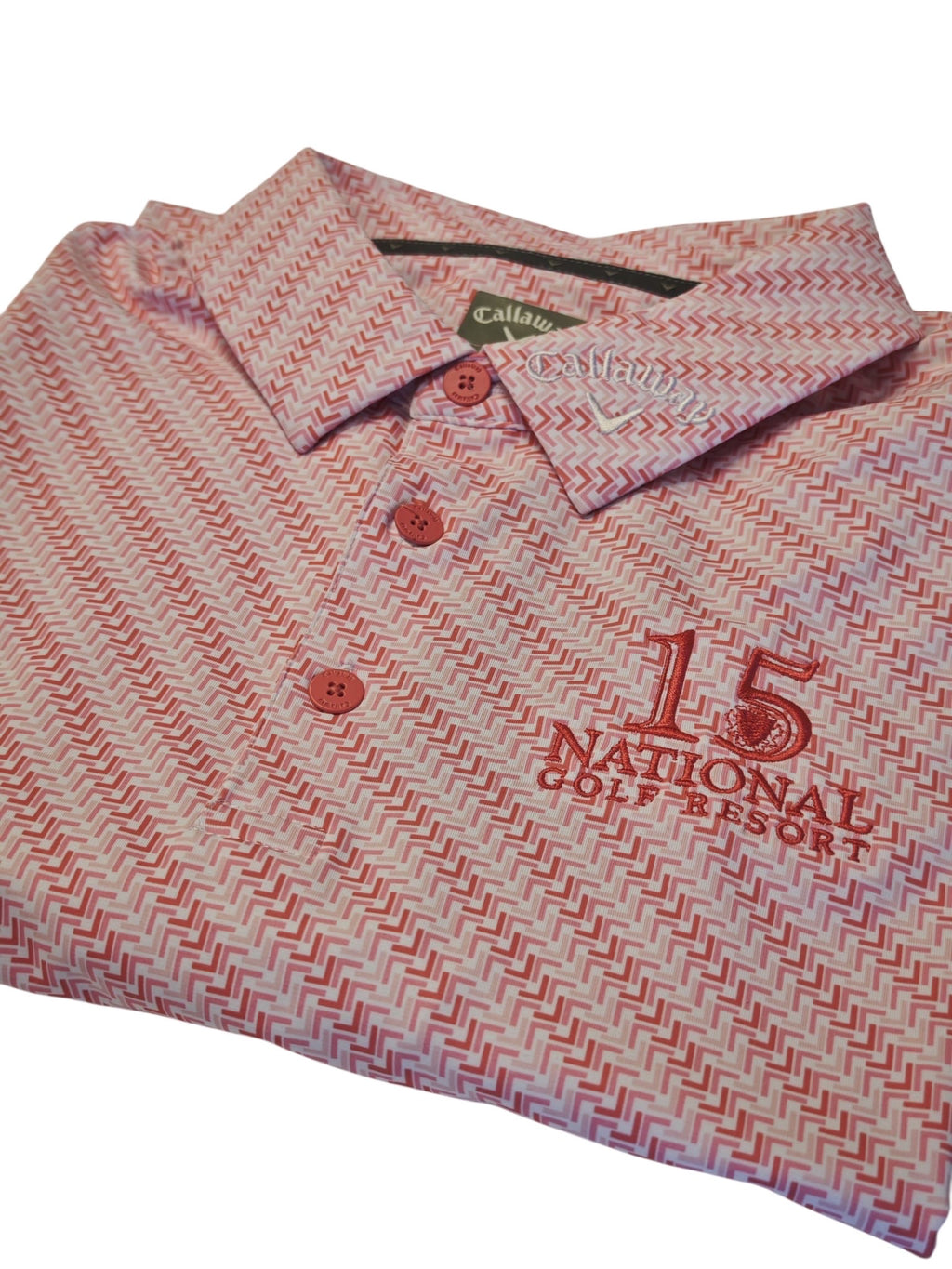 CALLAWAY MEN'S  POLO - STRAWBERRY PINK