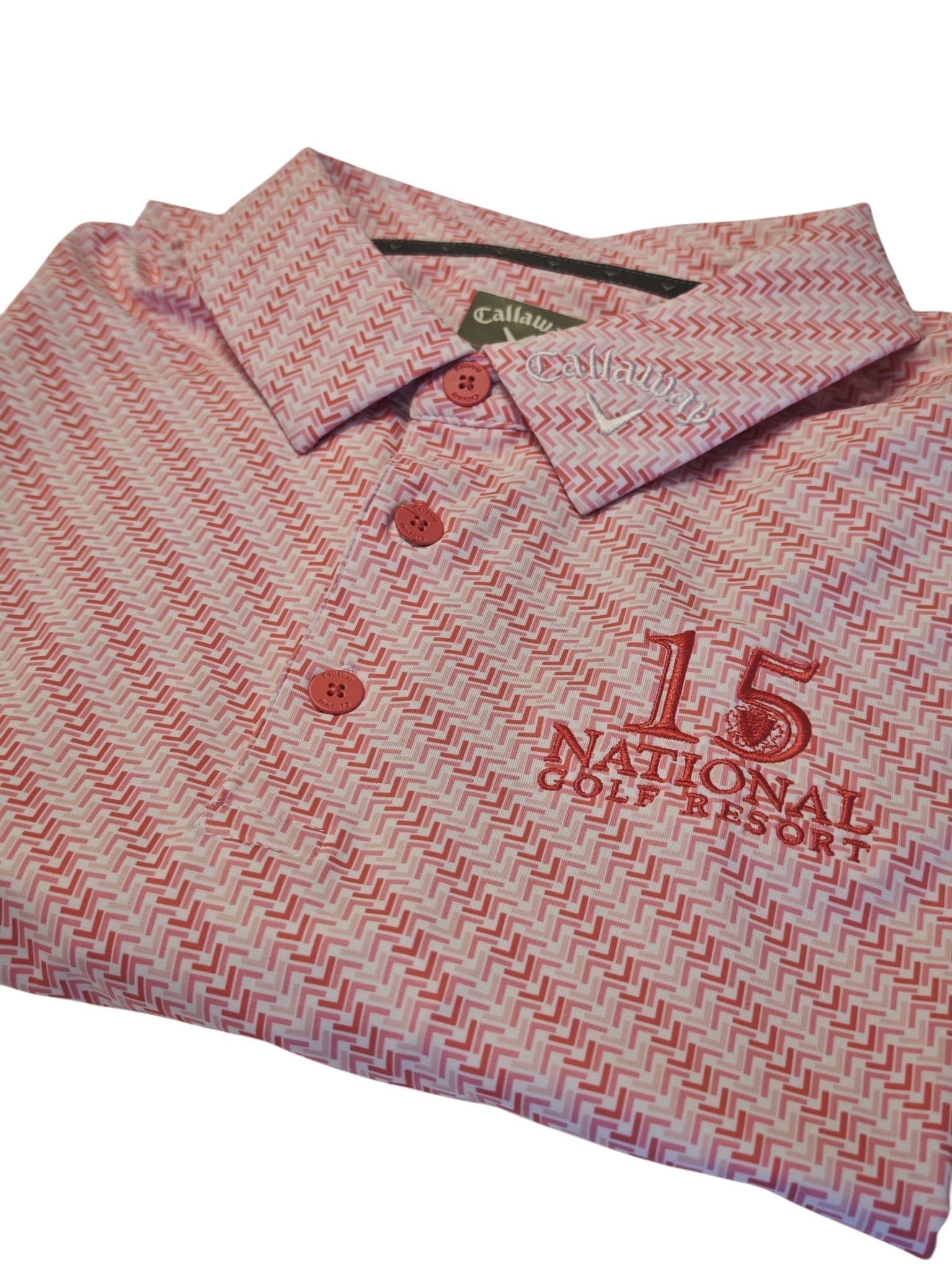 CALLAWAY MEN'S  POLO - STRAWBERRY PINK