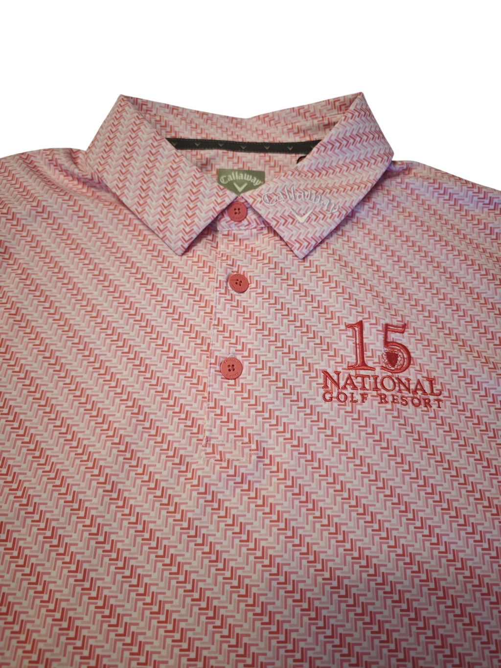 CALLAWAY MEN'S  POLO - STRAWBERRY PINK