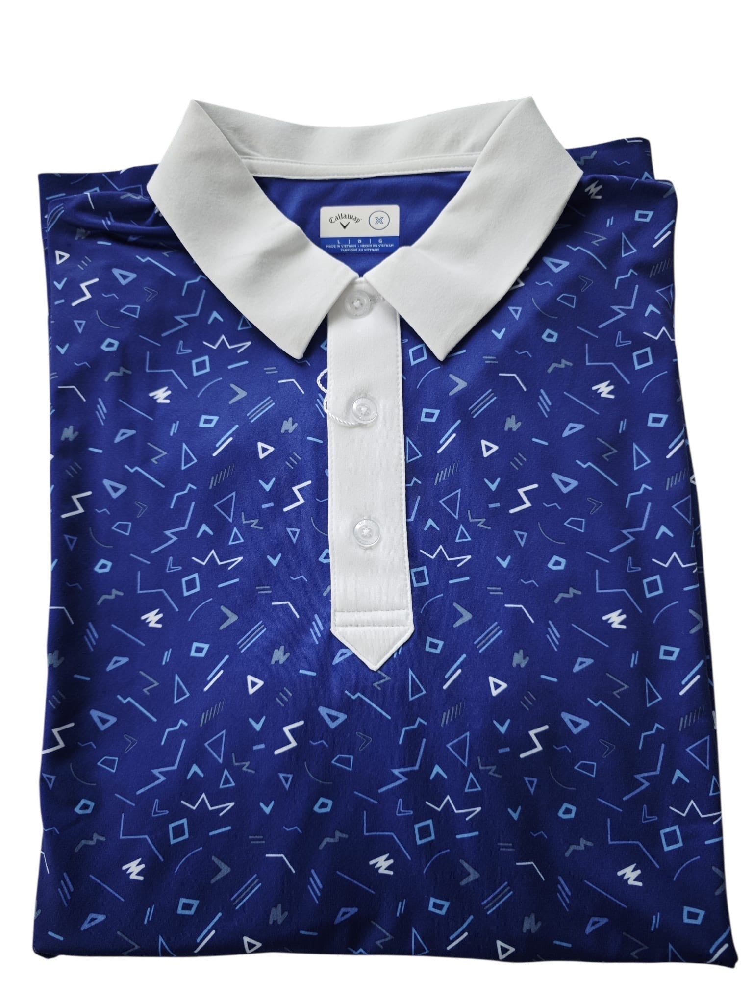 CALLAWAY GOLF SHIRT - CLEMATIS BLUE
