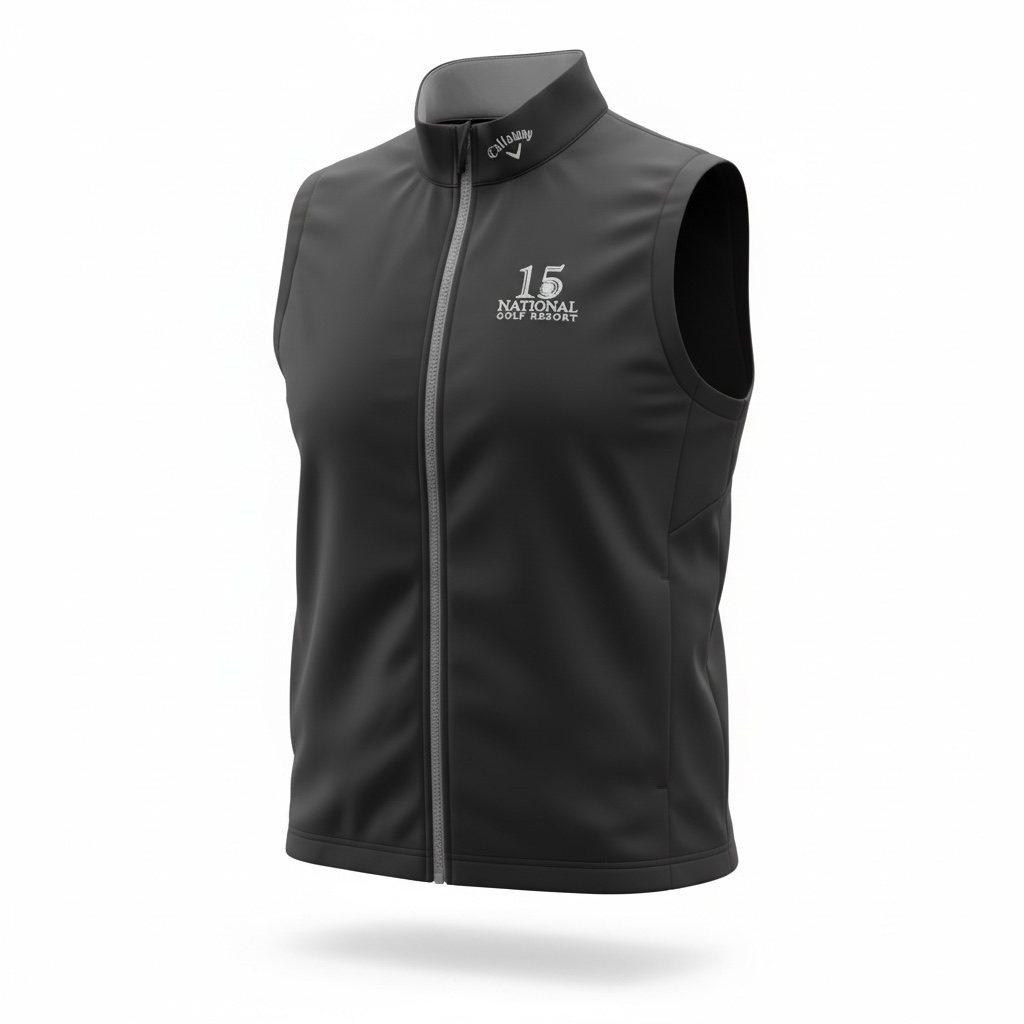 CALLAWAY MENS GOLF VEST CAVIAR