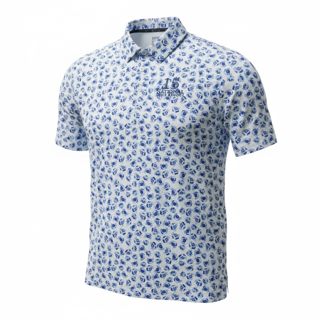 Callaway Crab Novelty Men's Golf Polo Shirt 2025 - Bright White Callaway Crab Novelty Men's Golf Polo Shirt 2025 - Bright White