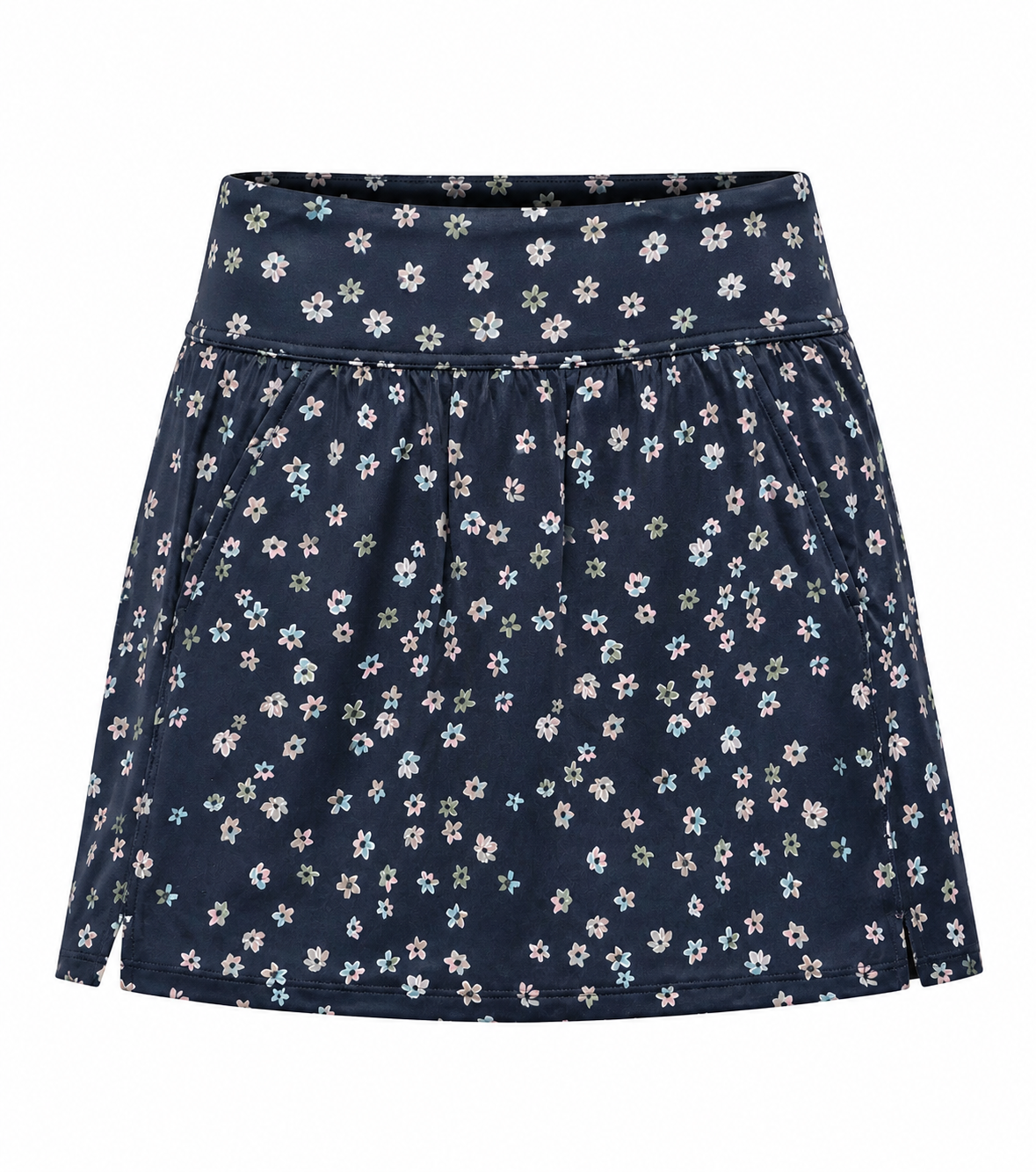 TravisMathew Moveknit Game Set Match Skort (Navy Blazer)