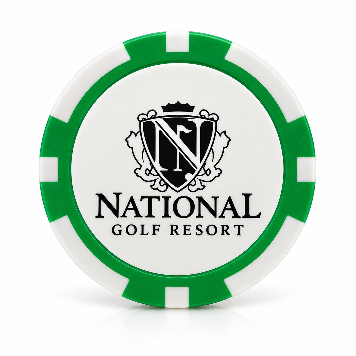 National Golf Resort Casino Chips Ball Marker