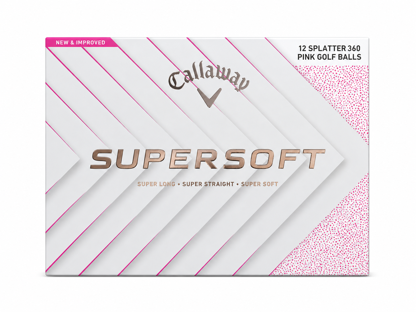 Callaway Supersoft Splatter 360 Pink