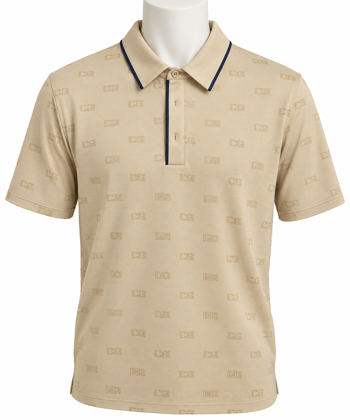 Callaway Legacy Collection Mens Logo Jacquard Golf Polo