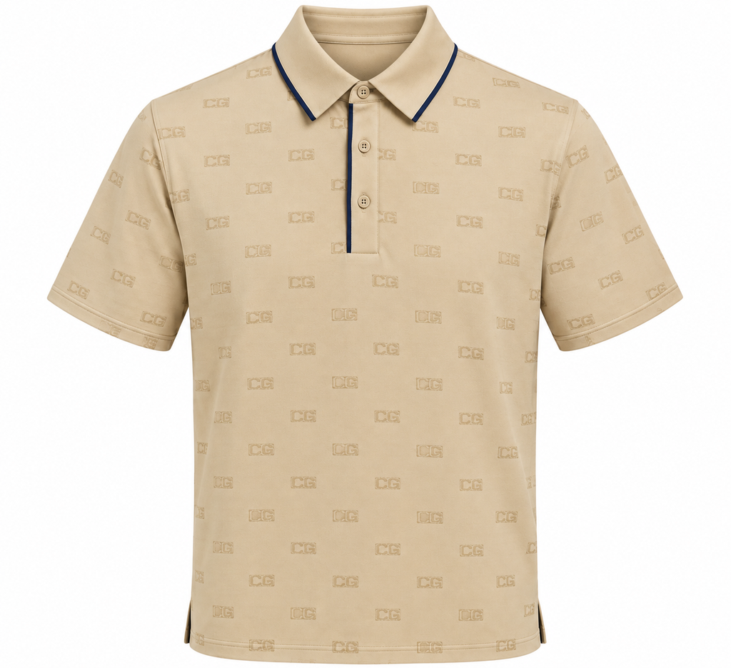 Callaway Legacy Collection Mens Logo Jacquard Golf Polo